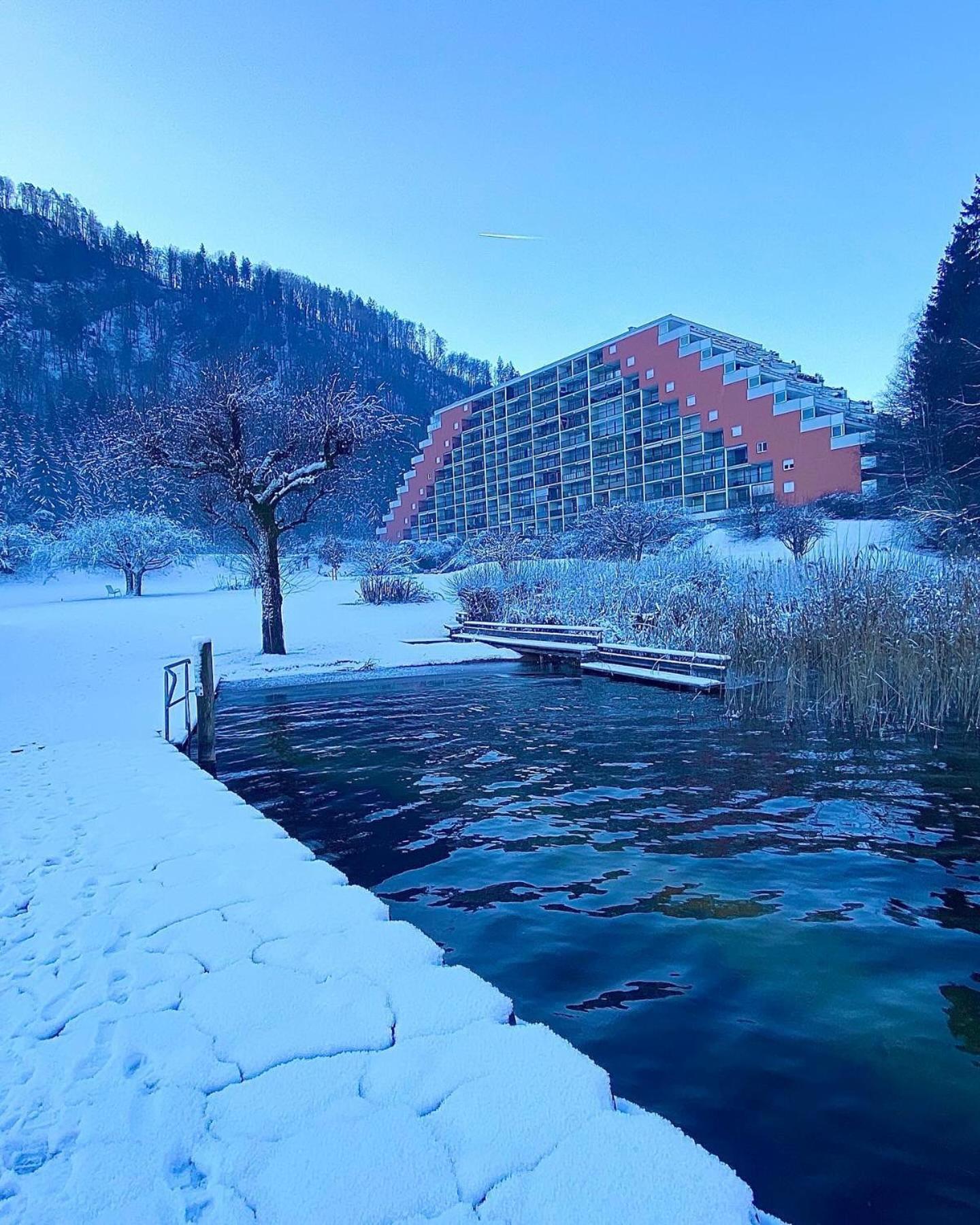 לאנדסקרון Apartment Am Ossiachersee Mit Eigenem Seezugang מראה חיצוני תמונה